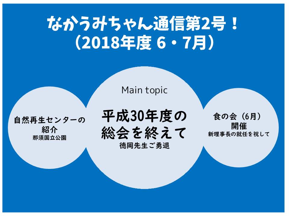 画像：【おしらせ】「なかうみちゃん通信」第2号発刊！